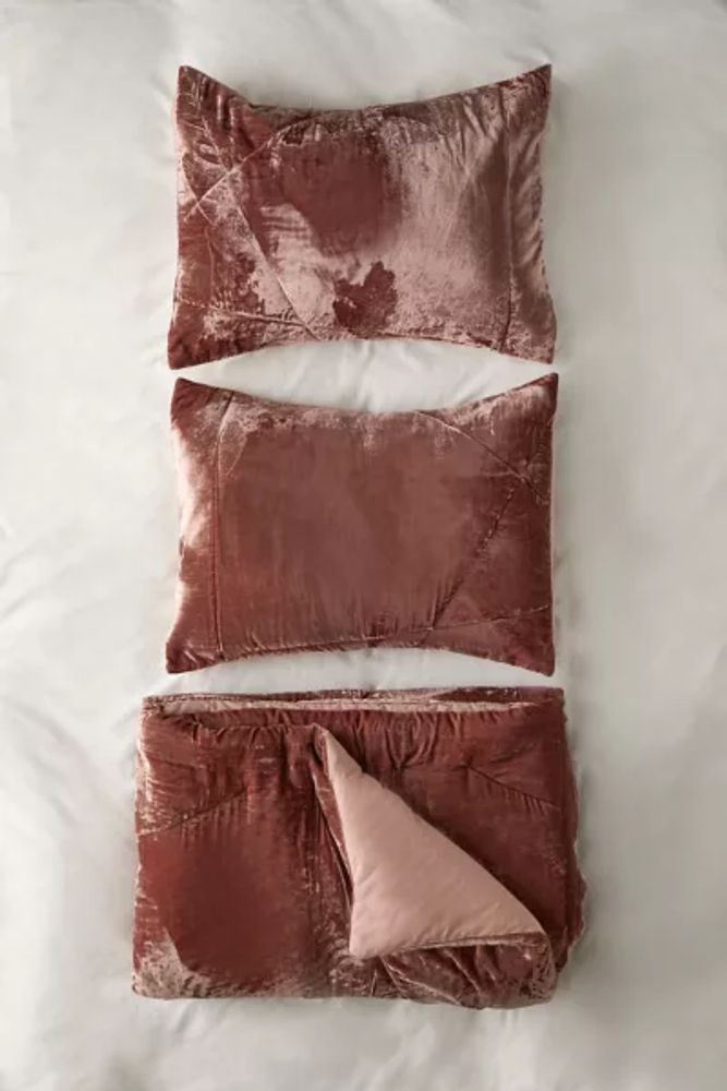 Skye Velvet Comforter Set