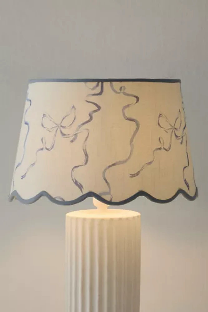 Scallop Trim Lamp Shade