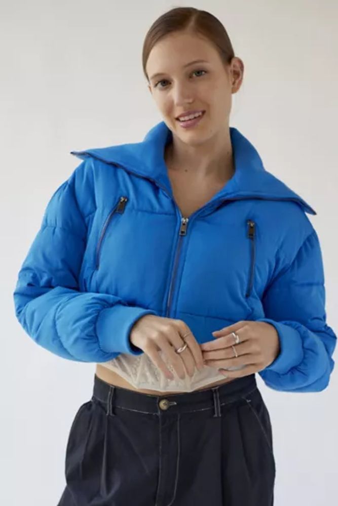 UO Lily Crop Puffer Jacket