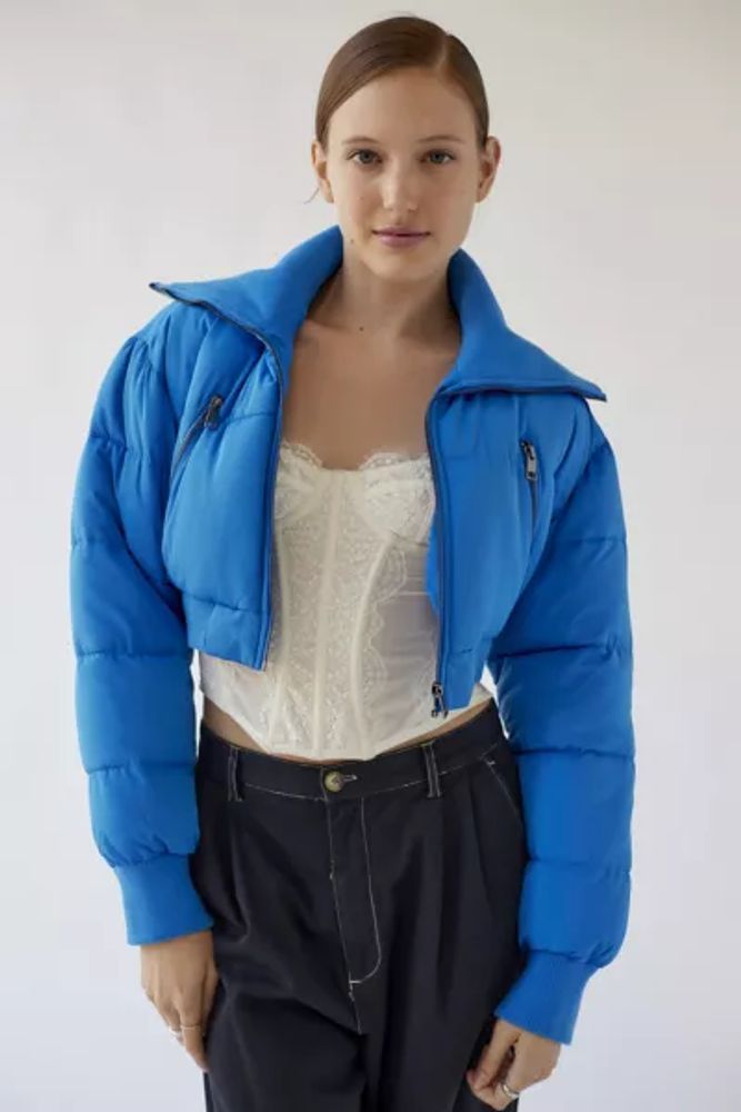 UO Lily Crop Puffer Jacket