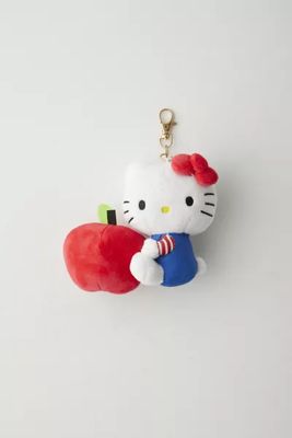 Hello Kitty Apple Plushie Keychain