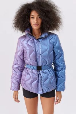 Unreal Fur Neon Puffer Jacket