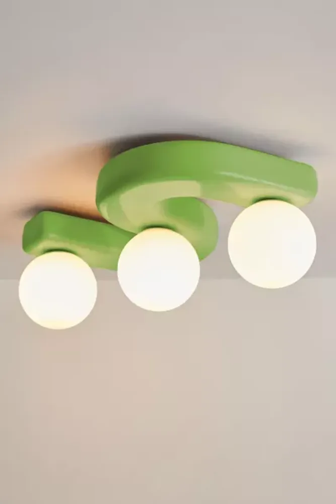 Wally Vibrant Flush Mount Light