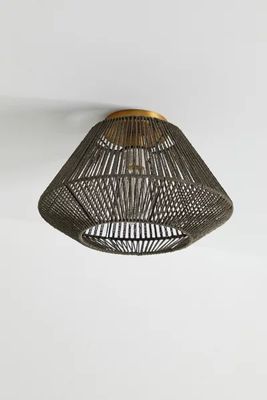 Sierra Woven Flush Mount Light