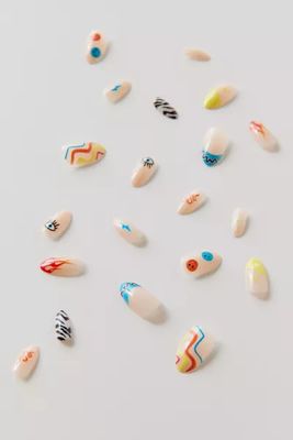 SHRINE Almond Press-On False Nails Set