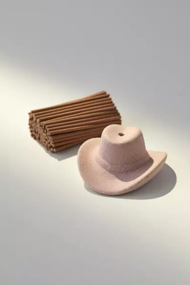 Paddywax Cowboy Hat Incense Holder & Scent Set