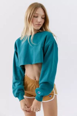 Champion UO Exclusive Classic Fleece Cropped Top