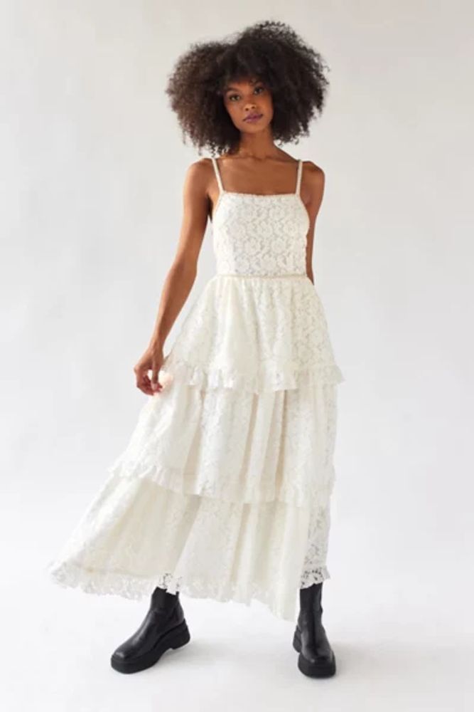Urban Outfitters Sister Jane Sofia Lace Midi Dress | The Summit