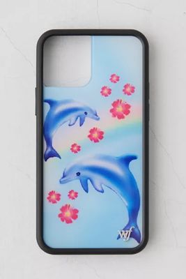 Wildflower Dolphin Love iPhone Case