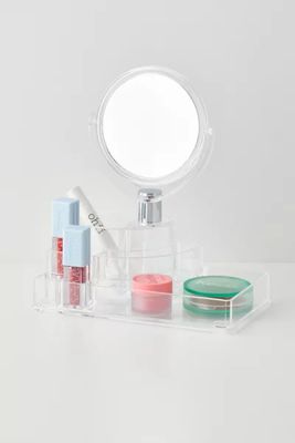 Leslie Cosmetic Organizer With Mirror