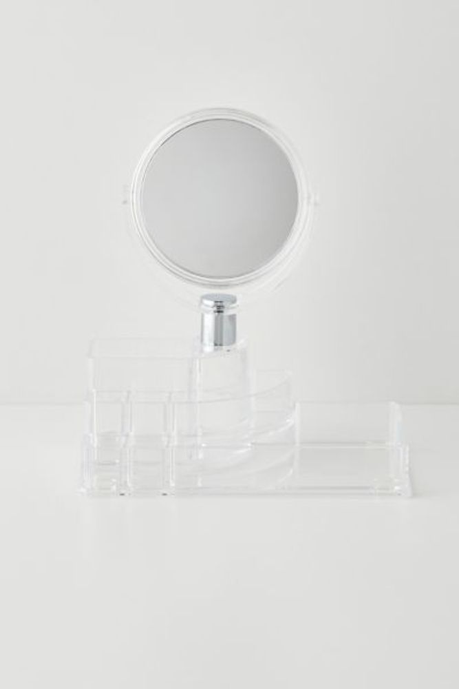 Leslie Cosmetic Organizer With Mirror