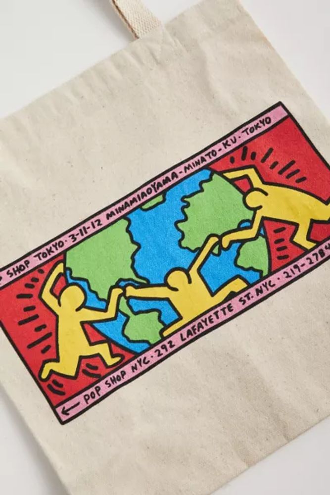 Keith Haring Globe Tote Bag