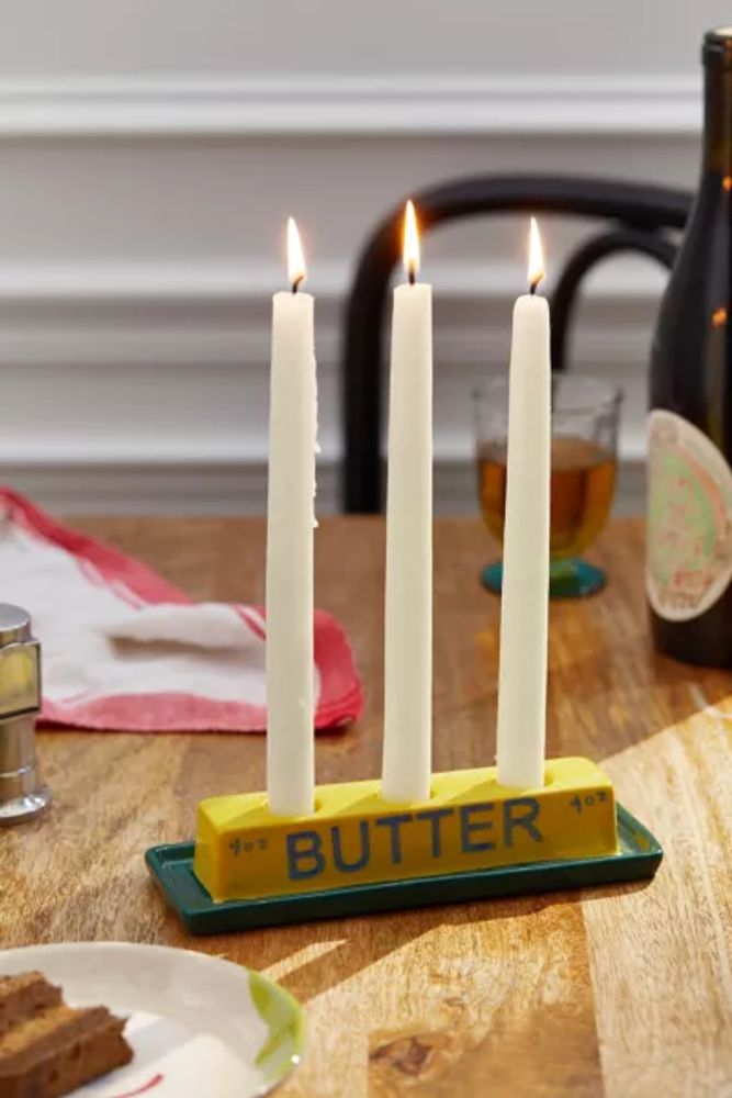 Butter Taper Candle Holder