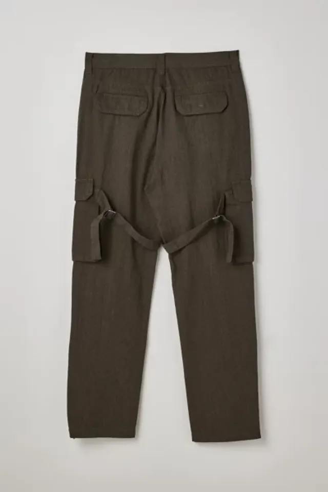 Standard Cloth Herringbone Twill Flared Cargo Pant