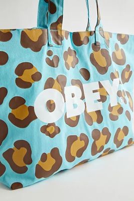 OBEY Leopard Tote Bag