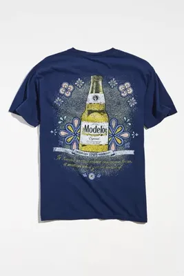 Modelo Cerveza Pigment Dye Graphic Tee