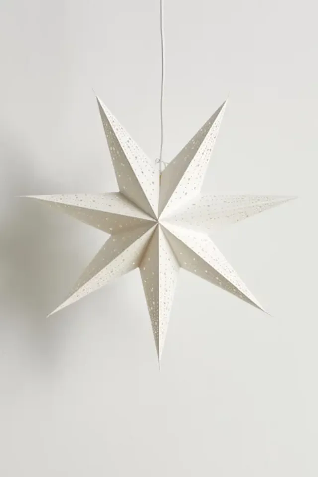 Urban Outfitters Point Star Paper Lantern