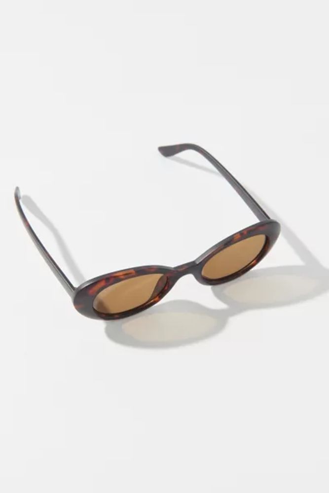 Cassie Angled Oval Sunglasses