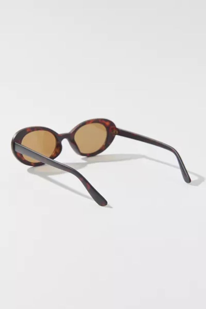 Cassie Angled Oval Sunglasses