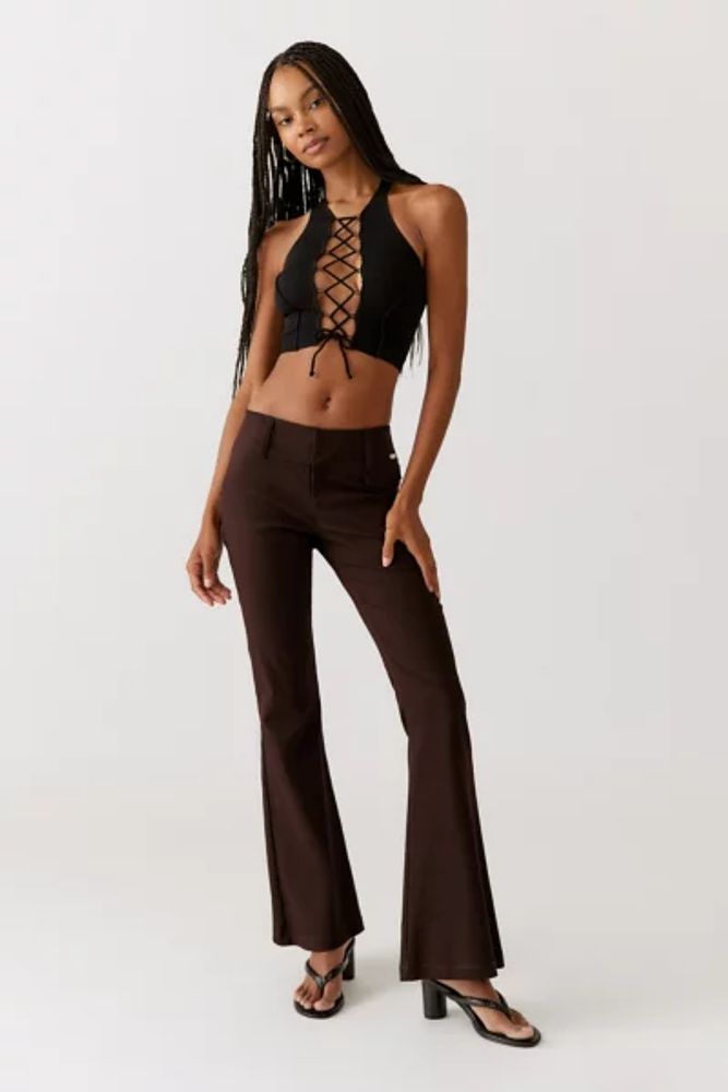 Urban Outfitters Out From Under Fiona Seamless Lace-Up Bra Top
