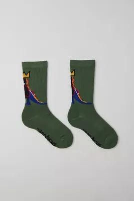 Basquiat Dino Crew Sock