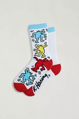 Keith Haring Stacked Crew Sock