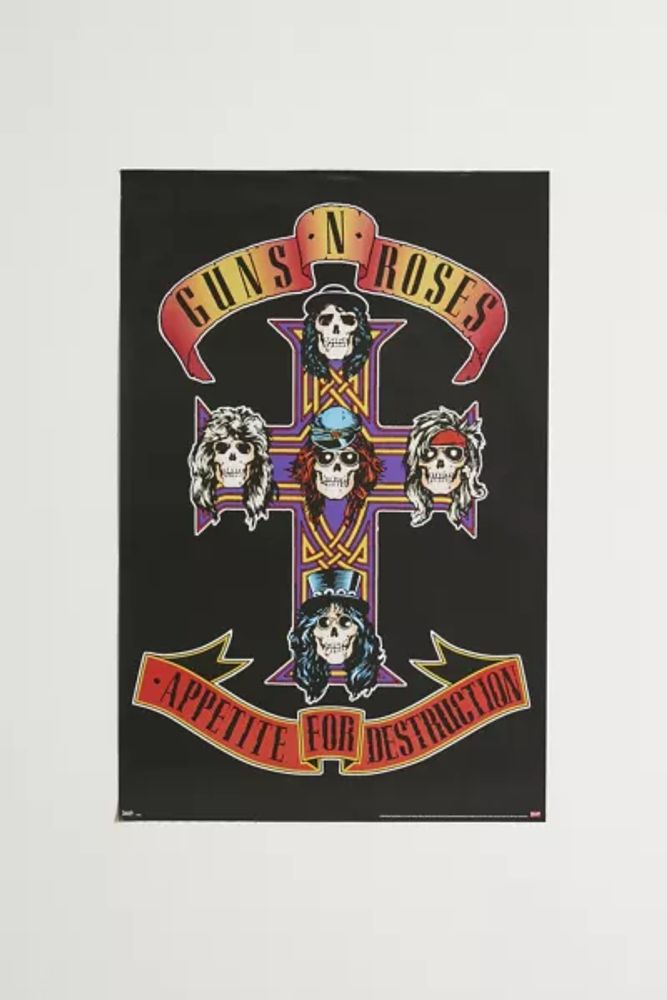 Guns N Roses Appetite For Destruction Poster