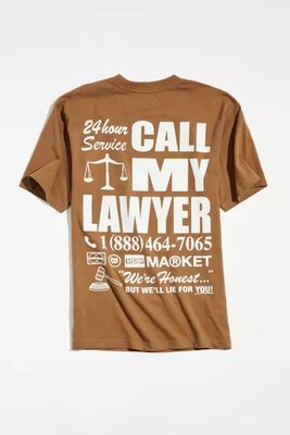 Market UO Exclusive Call My Lawyer Pocket Tee
