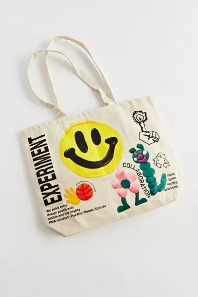 Markey X Smiley Collage Tote Bag