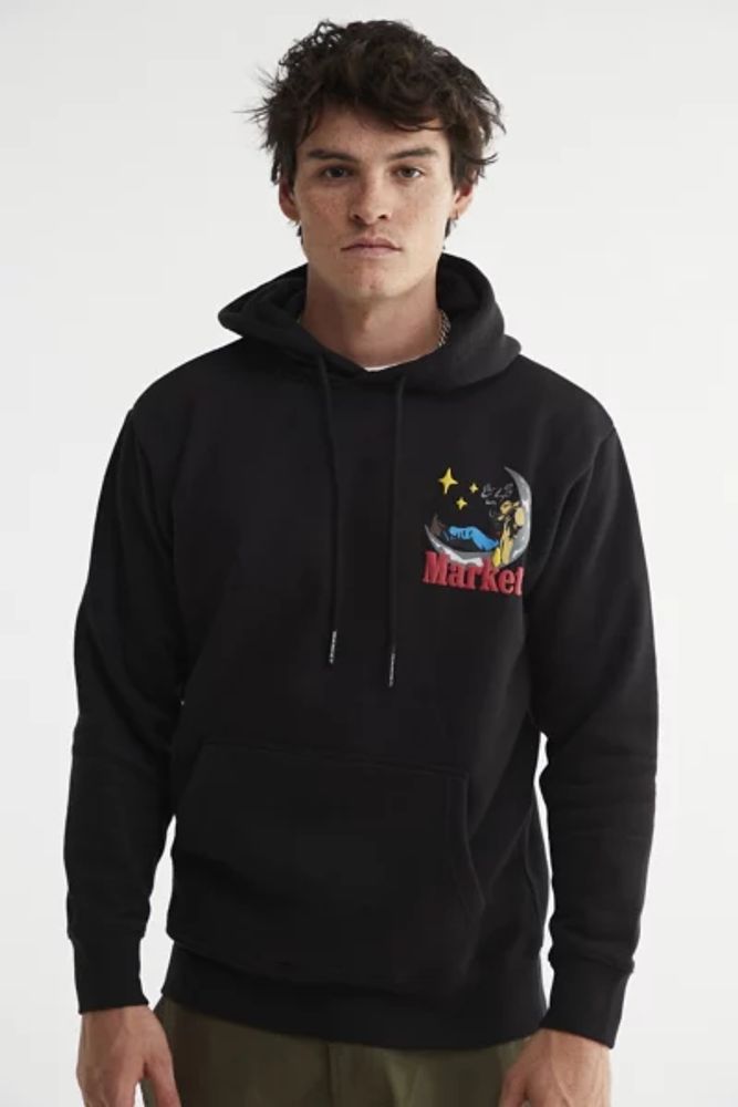 Market UO Exclusive Man On The Moon Hoodie Sweatshirt