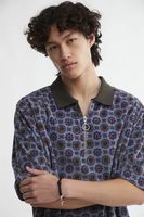 UO Velour Baggy Fit Polo Shirt
