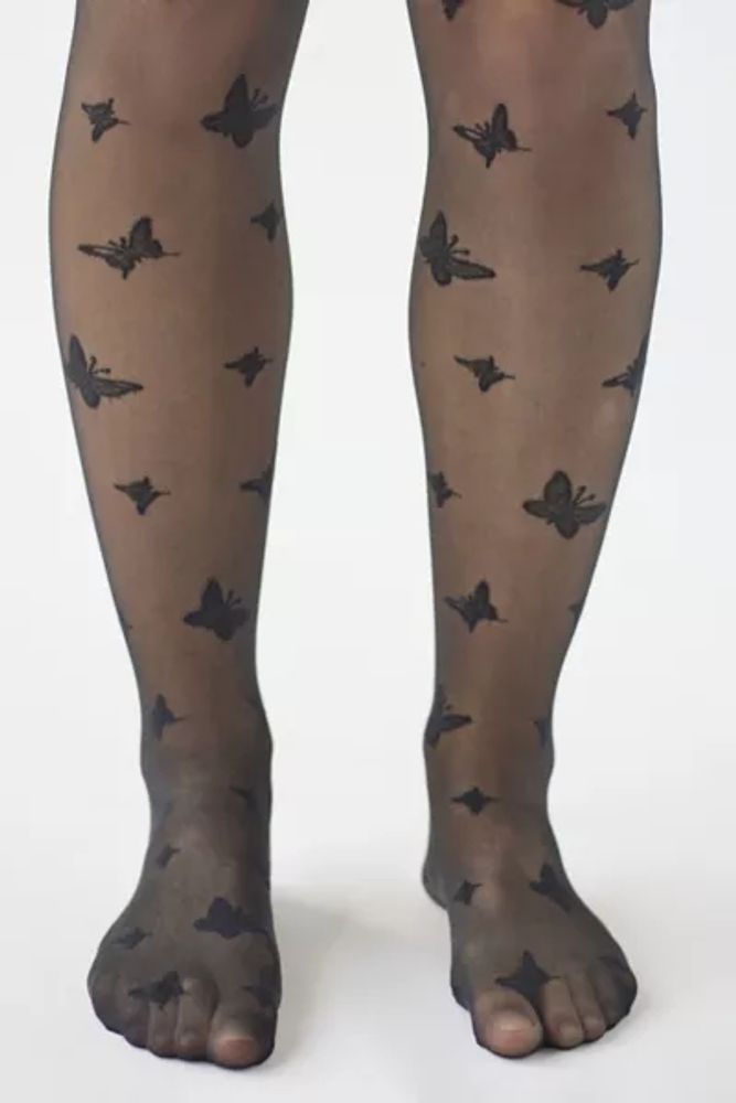Embroidered Butterfly Tight