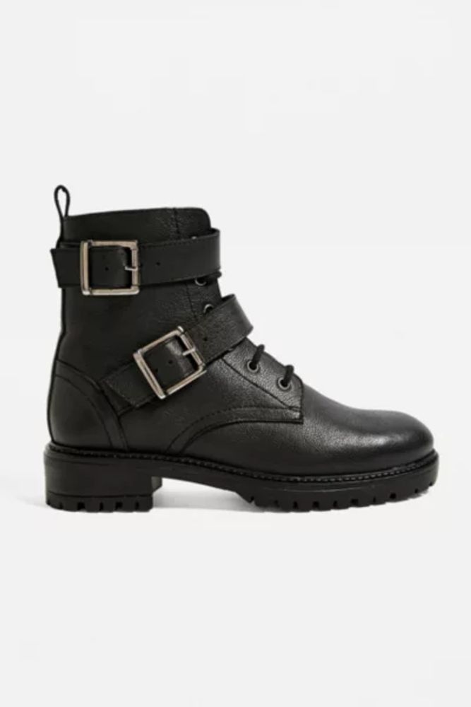 UO Buckle Lace-Up Boot