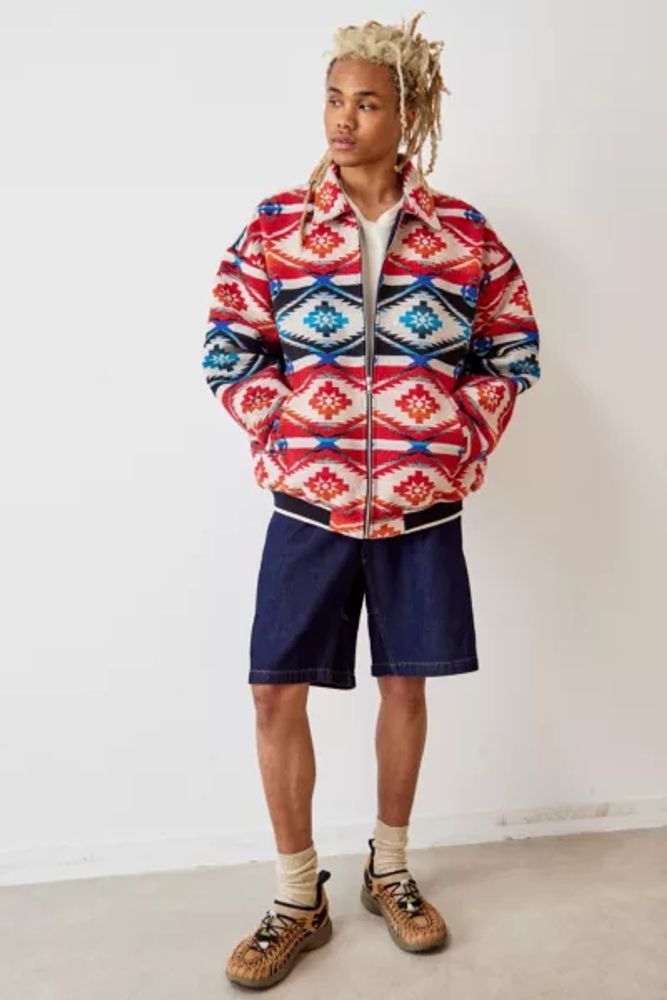 UO Geometric Tapestry Jacket