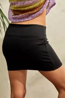 UO Black Peachy Pelmet Mini Skirt