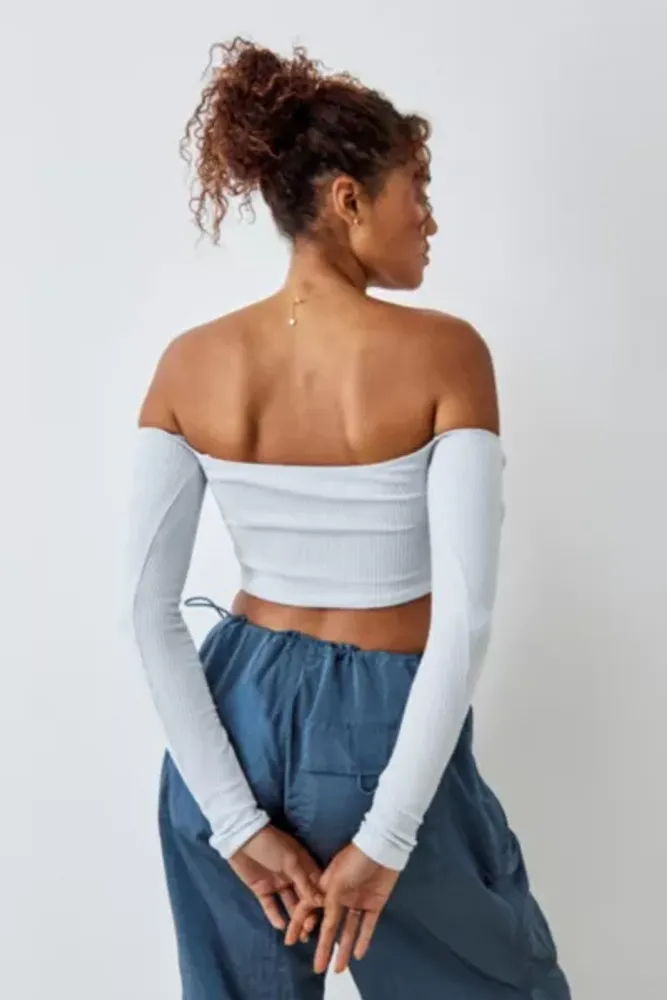Out From Under Cut-Out Bandeau Crop Top