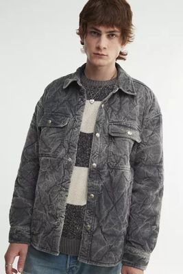 BDG Cord Quilted Shirt Jacket