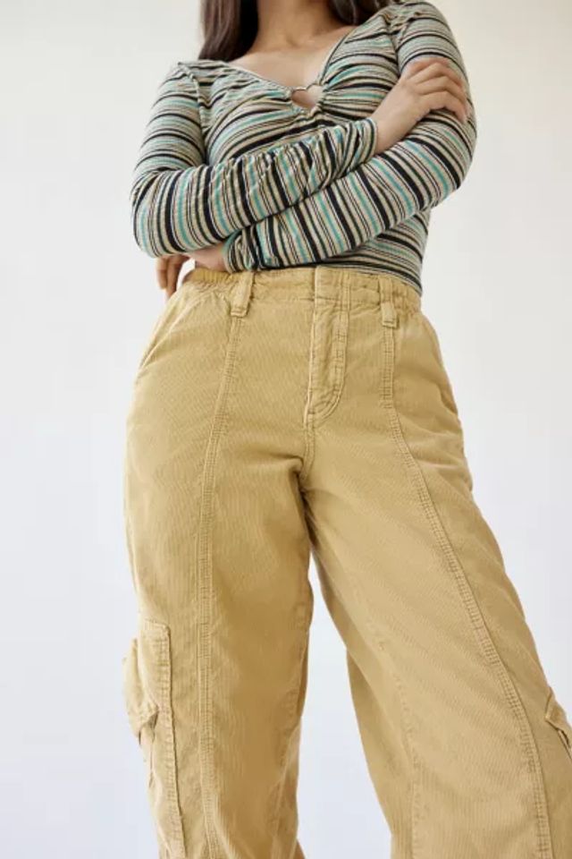 Low rise Corduroy Cargo Pants – Jowa.shop