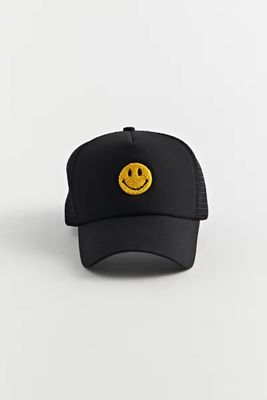 Market X Smiley Chenille Patch Trucker Hat