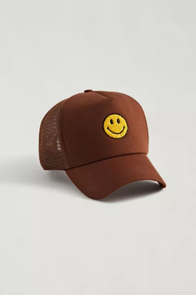 Market X Smiley Chenille Patch Trucker Hat