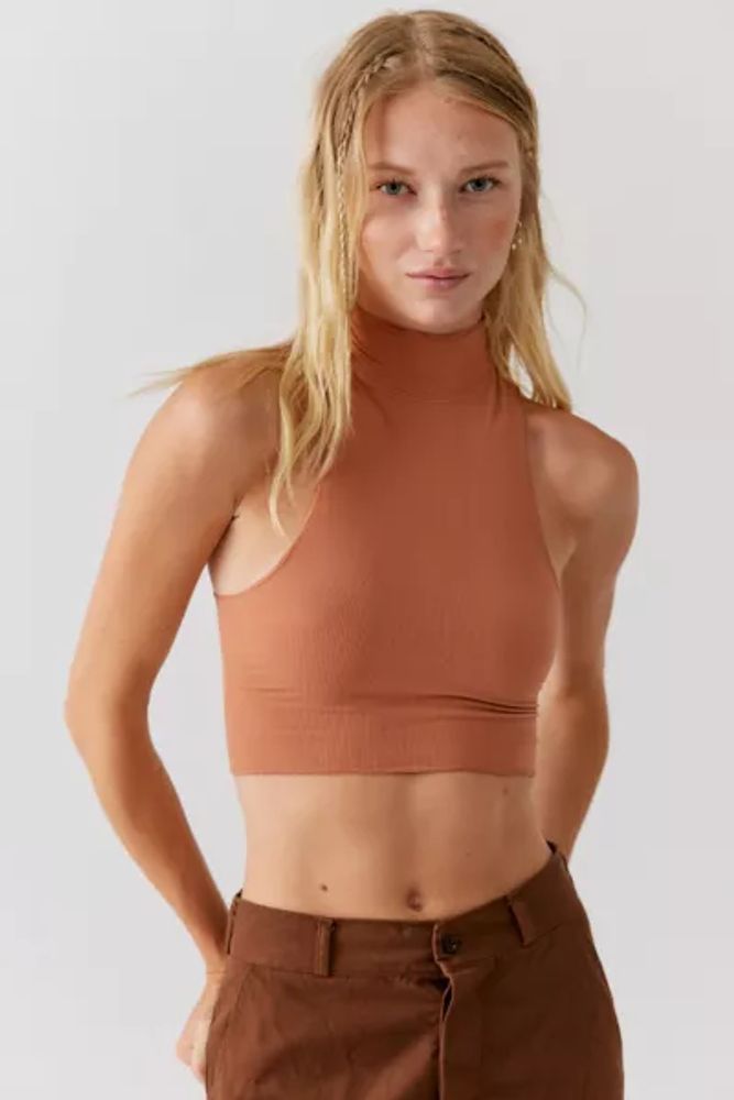 Out From Under Charlotte Seamless Mock-Neck Bra Top