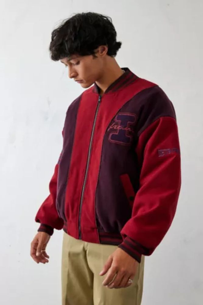 Urban Outfitters Iets frans... Burgundy Melton Varsity Jacket | Mall of  America®