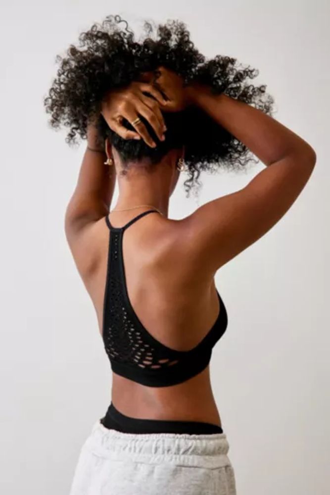 Out From Under Cut-Out Racerback Bralette