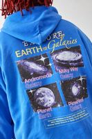 UO Cobalt Earth Galaxy Hoodie Sweatshirt