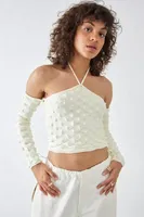 UO Spiky Textured Halter Top