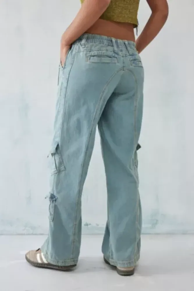 BDG Bleached Denim Y2K Cargo Jean