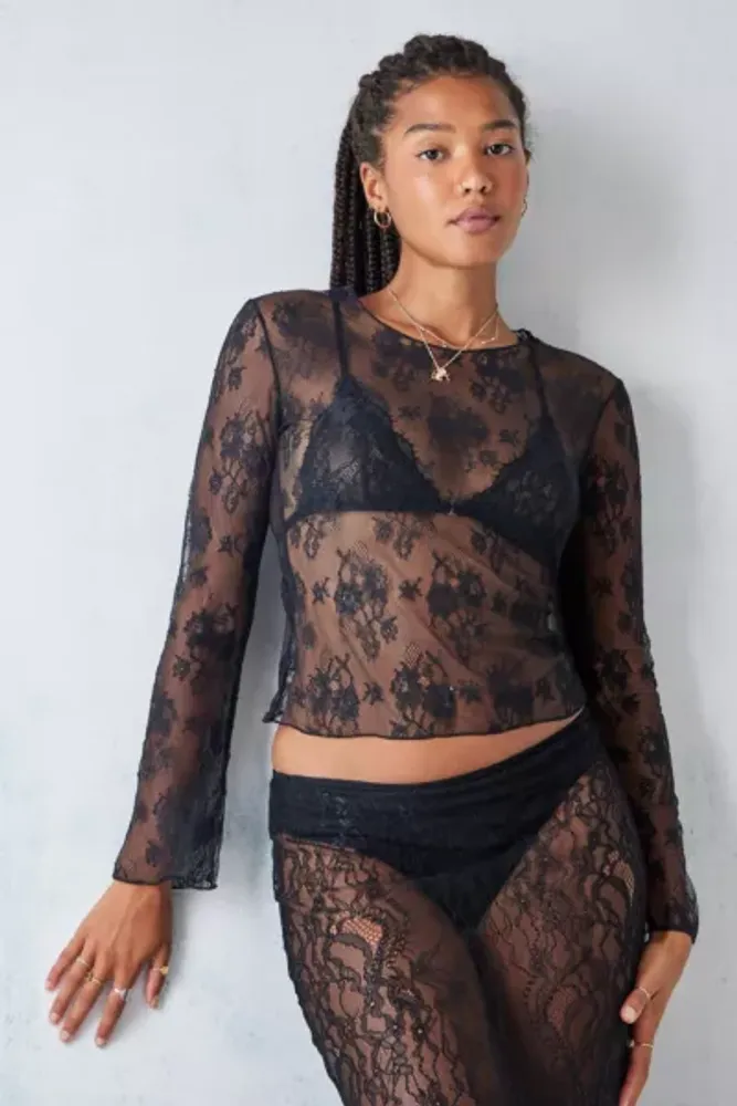 Wild Lovers Millie Long Sleeve Lace Top