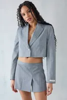 Light Before Dark Cally Cropped Striped Blazer