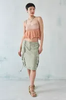 BDG Strappy Utility Awkward Midi Skirt