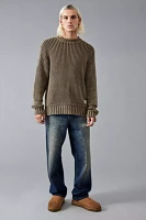 BDG Acid Brown Heavy Ribbed Knit Sweater